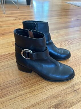 Frye Kristen Boot Black Leather Size 6.5
